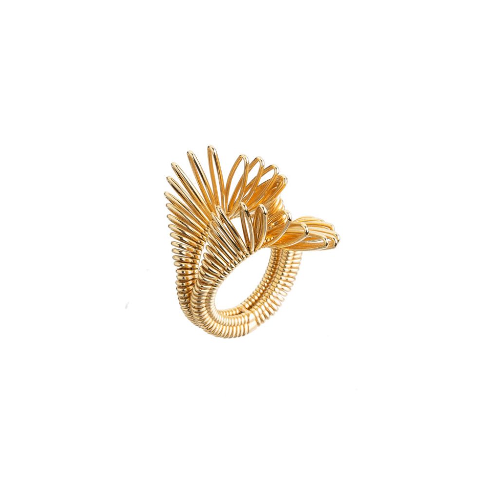 Peruffo 18k Yellow Gold Guitar Twilight Ring